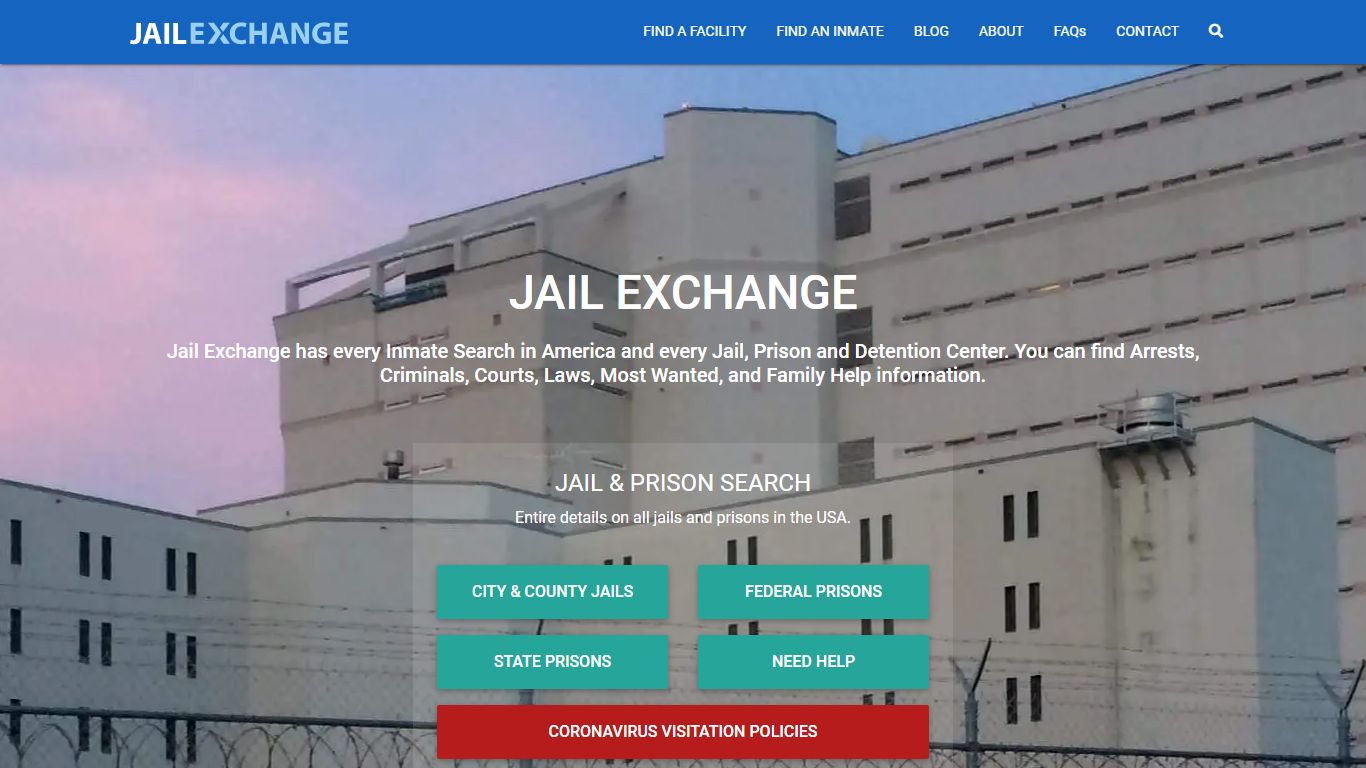 Baltimore County Detention Center Inmate Search - Jail Exchange